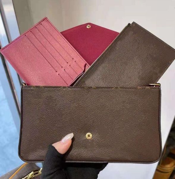 3-pes classic handbags purses women chain shoulder bags card holder wallets designer lady crossbody bag fashion wallet
3-pes classic handbags purses women chain shoulder bags card holder wallets designer lady crossbody bag fashion wallet