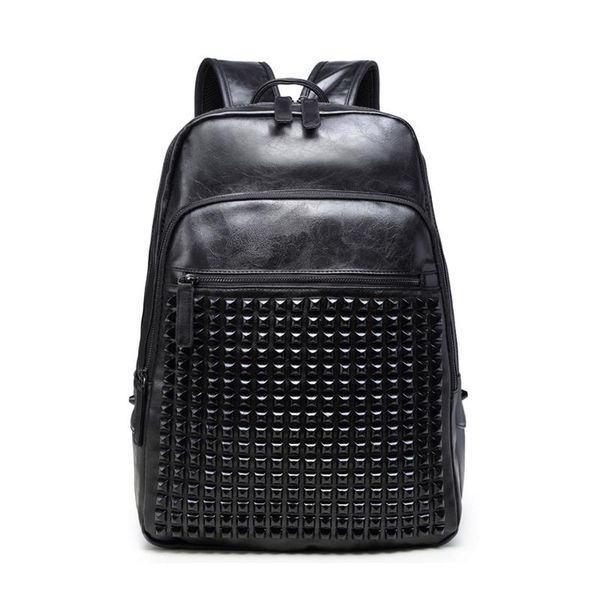 backpack rivet men backpacks fashion leather male korean student lager boy business lapschool computer bag
backpack rivet men backpacks fashion leather male korean student lager boy business lapschool computer bag