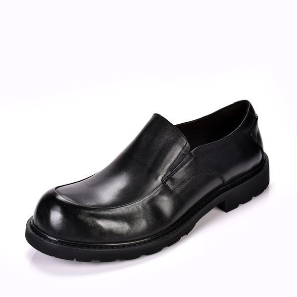 large head leather shoes, overshoot, formal men's busins casual round shoes, Black
large head leather shoes, overshoot, formal men's busins casual round shoes, Black