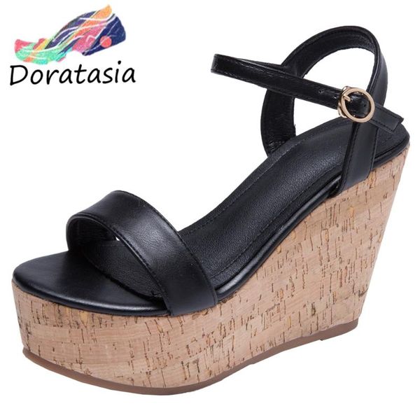 fashion high wedges shoes elegant office heeled sandals women concise solid color platform, Black
fashion high wedges shoes elegant office heeled sandals women concise solid color platform, Black
