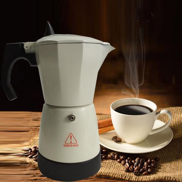 coffee pots 300ml electric maker aluminum moka pot mocha machine lb 
coffee pots 300ml electric maker aluminum moka pot mocha machine lb