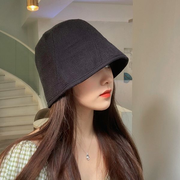 new japanese niche design pure color bucket hat korean version ins wind net red sunscreen sunshade fisherman hat summer, Blue;gray
new japanese niche design pure color bucket hat korean version ins wind net red sunscreen sunshade fisherman hat summer, Blue;gray