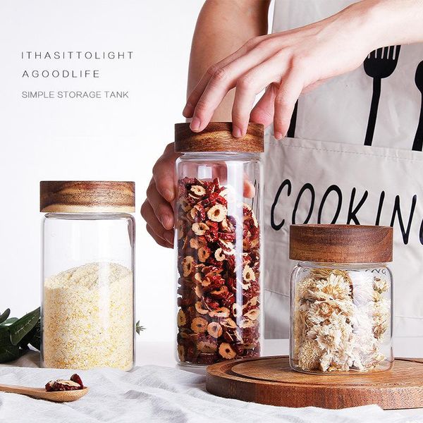 storage bottles & jars 800ml tank container wood covered high borosilicate sealed glass transparent kitchen grain organizer
storage bottles & jars 800ml tank container wood covered high borosilicate sealed glass transparent kitchen grain organizer