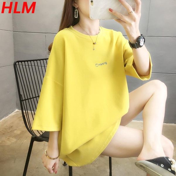 women's t-shirt hlm solid color plus size student loose tshirts 2021 summer women white short sleeve preppy style mid-length oversized
women's t-shirt hlm solid color plus size student loose tshirts 2021 summer women white short sleeve preppy style mid-length oversized
