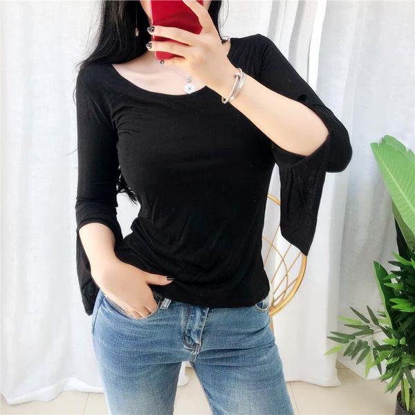 women's t-shirt summer t shirt women elasticity korean style woman clothes slim tshirt female skinny short sleeve tee, White
women's t-shirt summer t shirt women elasticity korean style woman clothes slim tshirt female skinny short sleeve tee, White