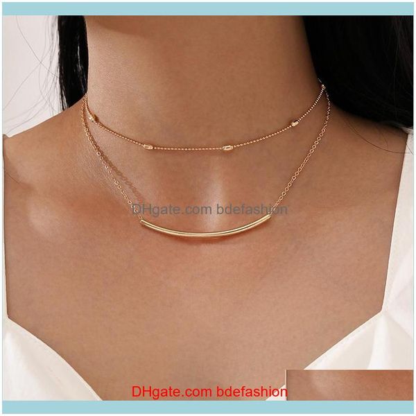 & pendants jewelry2pcs/set women necklaces set simple thin tube clavicle chain multilayer gold necklace fashion valentines day gift jewelry, Golden;silver
& pendants jewelry2pcs/set women necklaces set simple thin tube clavicle chain multilayer gold necklace fashion valentines day gift jewelry, Golden;silver