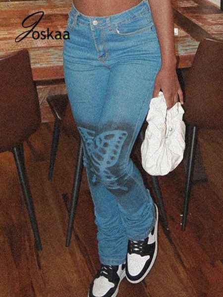 women's pants & capris joskaa women slim jean butterfly printed high waist straight leg denim trousers autumn 2021 casual fashion stree, Black;white
women's pants & capris joskaa women slim jean butterfly printed high waist straight leg denim trousers autumn 2021 casual fashion stree, Black;white