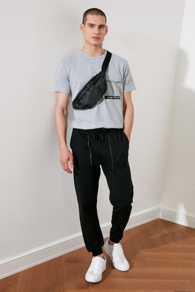 running pants trendyol men 's regular fit sweatpants tmnss21ea0198, Black;blue
running pants trendyol men 's regular fit sweatpants tmnss21ea0198, Black;blue