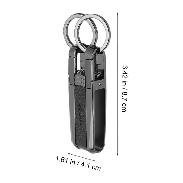 1pc anti-lost double ring designed key chain practical car waist holder interior decorations
1pc anti-lost double ring designed key chain practical car waist holder interior decorations
