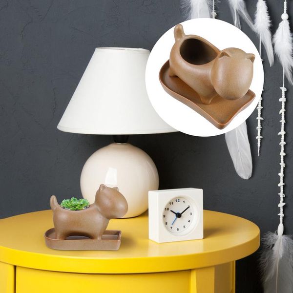 vases 1 set animal shape ceramic flower pot planter succulents flowerpot with tray
vases 1 set animal shape ceramic flower pot planter succulents flowerpot with tray