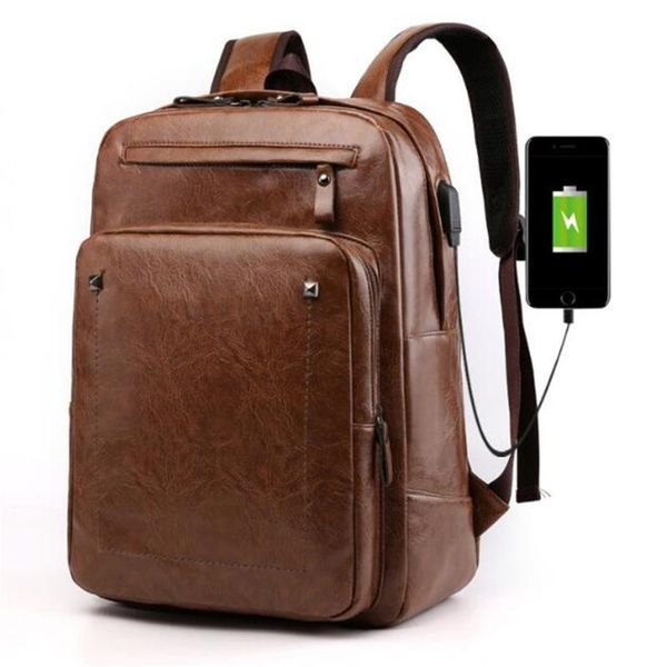 backpack lapleather mens 15inch notebook men bag pack waterproof usb charging male black smart man backpacks 108
backpack lapleather mens 15inch notebook men bag pack waterproof usb charging male black smart man backpacks 108