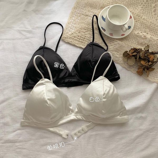 bras summer 2021 korean no steel ring small bra student cute triangle cup gathered lingerie girl, Red;black
bras summer 2021 korean no steel ring small bra student cute triangle cup gathered lingerie girl, Red;black