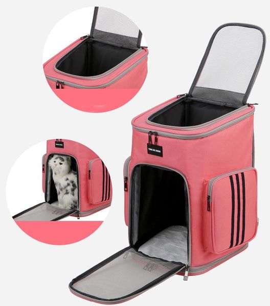 cat carrier bag pet dog handbag breathable portable big outdoor travel transporter carrying mesh sided backpack 2021 carriers,crates & house 
cat carrier bag pet dog handbag breathable portable big outdoor travel transporter carrying mesh sided backpack 2021 carriers,crates & house