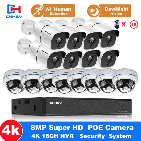 wireless camera kits 4k ultra hd 16ch poe nvr kit h.265 cctv security system 8mp dome ir outdoor night vision video surveillance
wireless camera kits 4k ultra hd 16ch poe nvr kit h.265 cctv security system 8mp dome ir outdoor night vision video surveillance