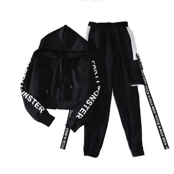 spring autumn women's high waist cargo pants casual handsome two-piece ribbon letter printed jogger streetwear straight 210531, White
spring autumn women's high waist cargo pants casual handsome two-piece ribbon letter printed jogger streetwear straight 210531, White