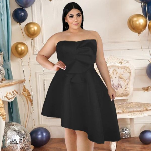 plus size dresses party black irregular ruffle off shoulder mini ball gown tunics elegant woman birthday event dinner dress
plus size dresses party black irregular ruffle off shoulder mini ball gown tunics elegant woman birthday event dinner dress