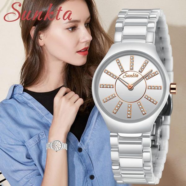 wristwatches sunkta bracelet watch women fashion crystal diamond dress wrist watches clock ladies casual waterproof quartz, Slivery;brown
wristwatches sunkta bracelet watch women fashion crystal diamond dress wrist watches clock ladies casual waterproof quartz, Slivery;brown
