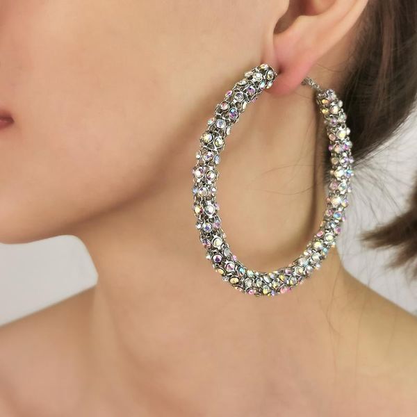 hoop & huggie manilai big rhinestones earrings for women crystal statement 75mm brincos luxury wedding jewelry 2021, Golden;silver
hoop & huggie manilai big rhinestones earrings for women crystal statement 75mm brincos luxury wedding jewelry 2021, Golden;silver