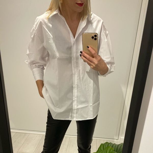 stylish women long shirt spring 2021 new fashion white and black blouse modern lady loose long sleeve shirts
stylish women long shirt spring 2021 new fashion white and black blouse modern lady loose long sleeve shirts