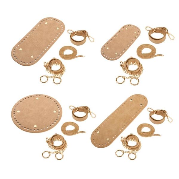 bag parts & accessories 5pcs/set diy pu leather crochet bottom base drawstring strap metal hardware for making, Black
bag parts & accessories 5pcs/set diy pu leather crochet bottom base drawstring strap metal hardware for making, Black