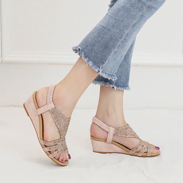 sandals ladies 2021 bohemia style summer beach shoes outside sandal fashion wedge female, Black
sandals ladies 2021 bohemia style summer beach shoes outside sandal fashion wedge female, Black
