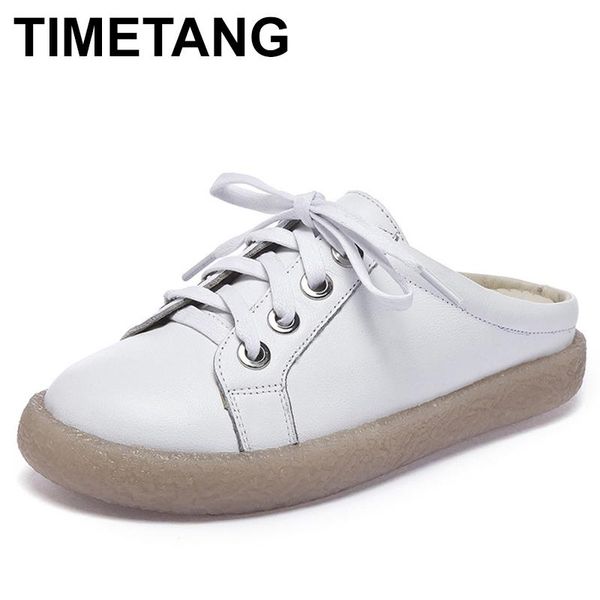 slippers timetangwomen leather mules white casual lace up women summer shoes handmade genuine outdoor slipperse760, Black
slippers timetangwomen leather mules white casual lace up women summer shoes handmade genuine outdoor slipperse760, Black