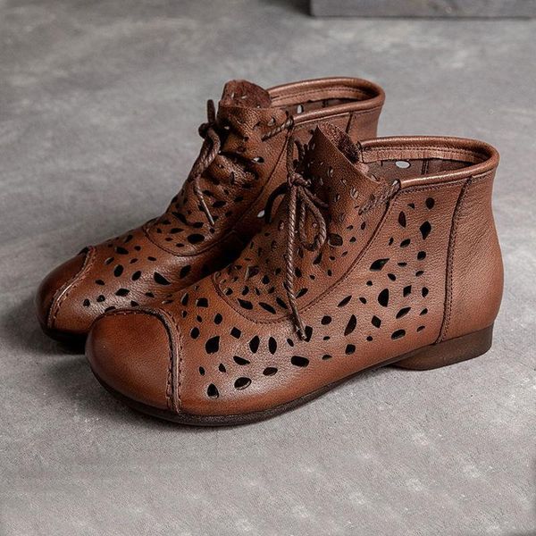 boots hollow-out leather summer breathable women sandals retro high lace up womens designer black botas de mujer
boots hollow-out leather summer breathable women sandals retro high lace up womens designer black botas de mujer