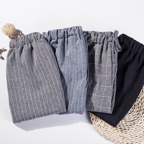 cotton linen autumn summer womens pants casual trousers thin ankle length harem plaid women harajuku fashion, Black;white
cotton linen autumn summer womens pants casual trousers thin ankle length harem plaid women harajuku fashion, Black;white