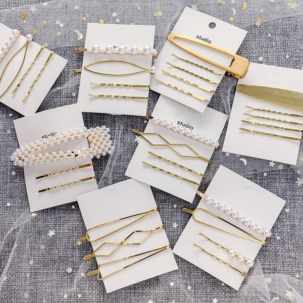 hair clips & barrettes korean pearl for women fashion set girl hairgrip pins accessories hairpin wedding jewelry, Golden;silver
hair clips & barrettes korean pearl for women fashion set girl hairgrip pins accessories hairpin wedding jewelry, Golden;silver