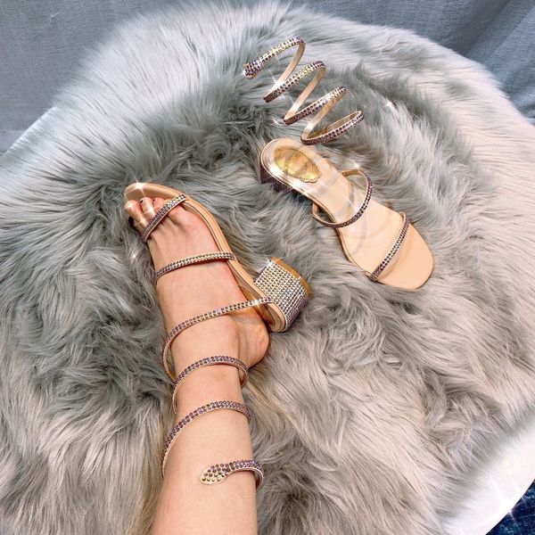 rc snake sandals 2021 new fairy style thick heel ring sandals for women ysj, Black
rc snake sandals 2021 new fairy style thick heel ring sandals for women ysj, Black
