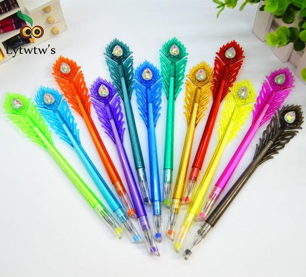 gel pens colorful lytwtw's stationery peacock feather diamond school office supply handles styling novel rhinestone creative
gel pens colorful lytwtw's stationery peacock feather diamond school office supply handles styling novel rhinestone creative