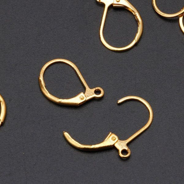 50pcs lever back diy earring french hooks ear wire open loop for jewelry making u2jf, Golden;silver
50pcs lever back diy earring french hooks ear wire open loop for jewelry making u2jf, Golden;silver