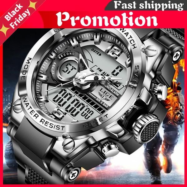 wristwatches 2021 sport men quartz digital watch creative diving watches waterproof alarm dual display clock relogio masculino, Slivery;brown
wristwatches 2021 sport men quartz digital watch creative diving watches waterproof alarm dual display clock relogio masculino, Slivery;brown