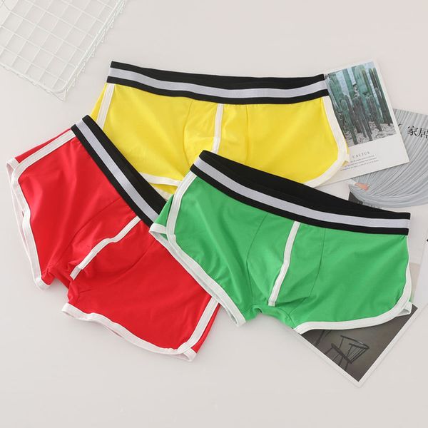 men's underwear, sports boxers, aro pants, cotton fashion, korean boxer shorts, Black;white
men's underwear, sports boxers, aro pants, cotton fashion, korean boxer shorts, Black;white