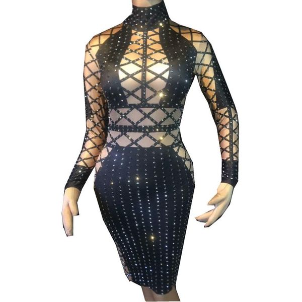 casual dresses black rhinestone mini dress women nightclub bar wear celebrate outfit performance party long sleeve bodycon, Black;gray
casual dresses black rhinestone mini dress women nightclub bar wear celebrate outfit performance party long sleeve bodycon, Black;gray