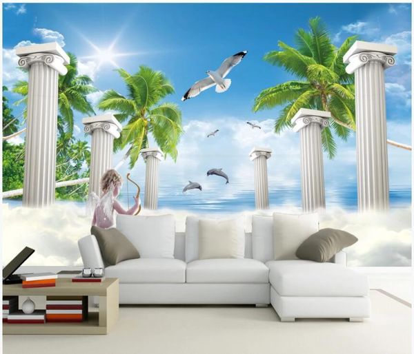 wallpapers 3d wall murals wallpaper seaside coconut tree dolphin angel scenery living room home decor custom po for walls 3 d
wallpapers 3d wall murals wallpaper seaside coconut tree dolphin angel scenery living room home decor custom po for walls 3 d