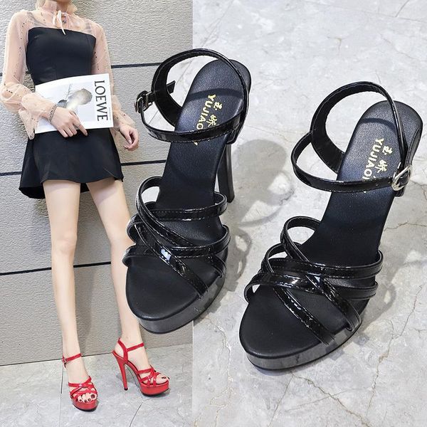 sandals women's 2021 high heels summer thin heel korean one line buckle small children's fashion, Black
sandals women's 2021 high heels summer thin heel korean one line buckle small children's fashion, Black
