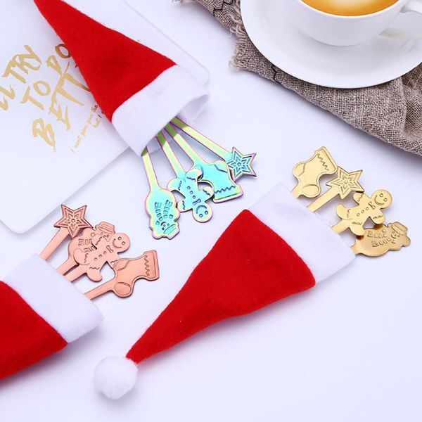 spoons 4pcs christmas tableware metal spoon with holder bag, hat storage bag suitable for kitchen and holiday
spoons 4pcs christmas tableware metal spoon with holder bag, hat storage bag suitable for kitchen and holiday