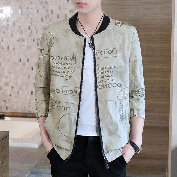 spring casual fashion jacket men casual slim fit street wear coats youth personality jacket stand-up collar bomber zipper, Black;brown
spring casual fashion jacket men casual slim fit street wear coats youth personality jacket stand-up collar bomber zipper, Black;brown