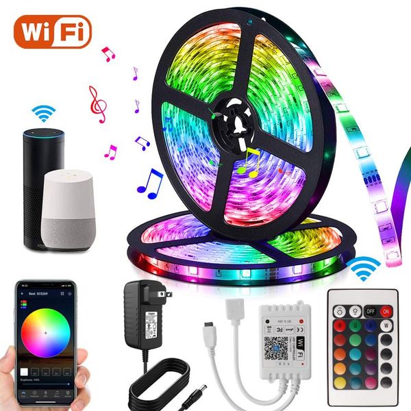 wifi led strip 12v 5m 10m 20m 15m 50ft work with alexa google assistant voice control rgb tape ribbon neon light for room strips
wifi led strip 12v 5m 10m 20m 15m 50ft work with alexa google assistant voice control rgb tape ribbon neon light for room strips