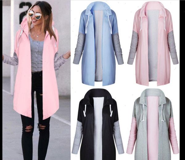 autumn and winter fashion long women sweatshirt matching color coat warm zipper coats, Black
autumn and winter fashion long women sweatshirt matching color coat warm zipper coats, Black