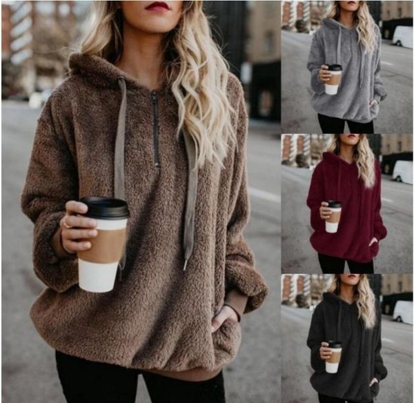 women's hoodies & sweatshirts fashion women hoddies winter pullover hooded loose solid color zipper fleece long-sleeved casual style ha, Black
women's hoodies & sweatshirts fashion women hoddies winter pullover hooded loose solid color zipper fleece long-sleeved casual style ha, Black