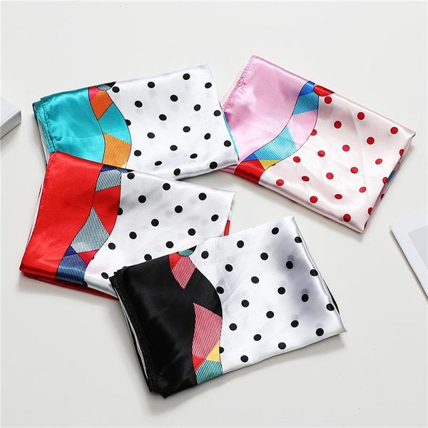 scarves dot silk square scarf women bandana hijab fashion hair band wraps lady shawl headband female foulard neckerchief muffler, Blue;gray
scarves dot silk square scarf women bandana hijab fashion hair band wraps lady shawl headband female foulard neckerchief muffler, Blue;gray