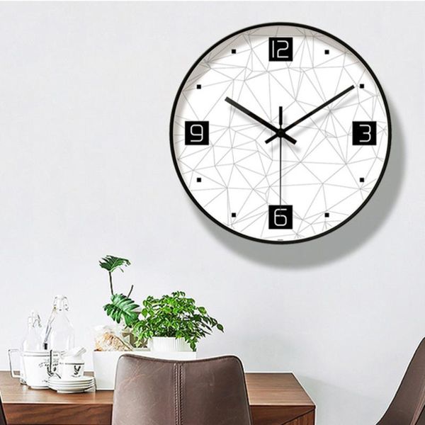 wall clocks 1pc metal hanging clock round shape design 3d geometric pattern for friends family without battery
wall clocks 1pc metal hanging clock round shape design 3d geometric pattern for friends family without battery