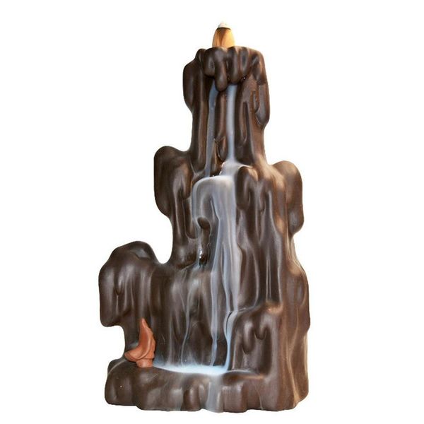 fragrance lamps ceramic incense burner backflow mountain smoke cone stick censer home decoration + 10pcs cones
fragrance lamps ceramic incense burner backflow mountain smoke cone stick censer home decoration + 10pcs cones