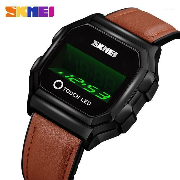 wristwatches fashion led watch creative digital touch mens watches skmei brand leather stainless steel sport relogio masculino1, Slivery;brown
wristwatches fashion led watch creative digital touch mens watches skmei brand leather stainless steel sport relogio masculino1, Slivery;brown