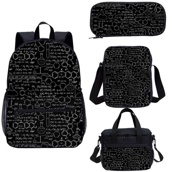pcs travel student backpack formula printing school bag for university students style kids book pack bags
pcs travel student backpack formula printing school bag for university students style kids book pack bags