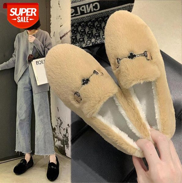 white net celebrity plush shoes women wear peasy outside with a pedal flat plus velvet women's #6z75
white net celebrity plush shoes women wear peasy outside with a pedal flat plus velvet women's #6z75