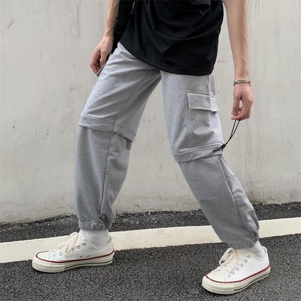 stretch waist joggers casual pants men's fashion solid color multi-pocket overalls men streetwear hip hop loose trousers mens, Black
stretch waist joggers casual pants men's fashion solid color multi-pocket overalls men streetwear hip hop loose trousers mens, Black