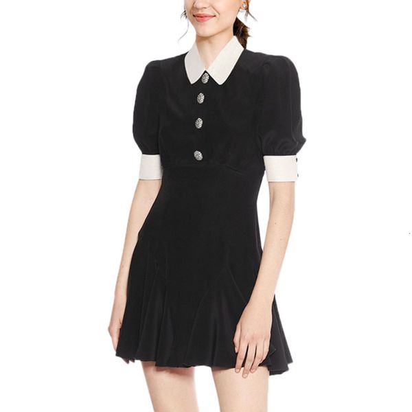 dress black white patchwork elegant party women dressed vintage summer track sweet diamonds waist button mini dresses nj9z, Black;gray
dress black white patchwork elegant party women dressed vintage summer track sweet diamonds waist button mini dresses nj9z, Black;gray